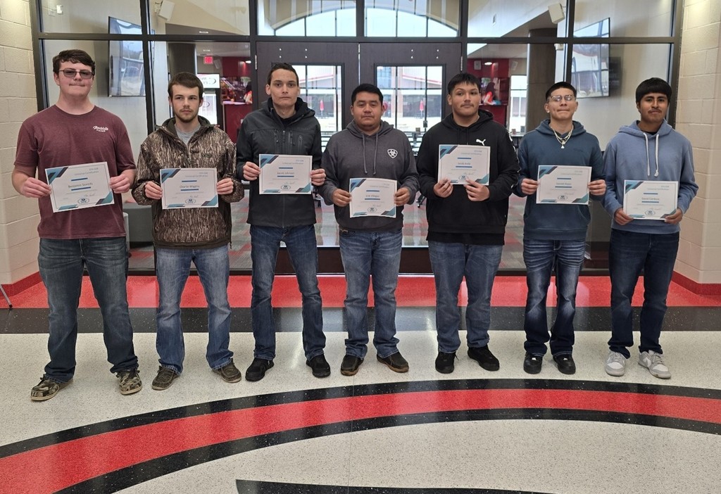 7 of the 2024 seniors received their EPA 608 certifications