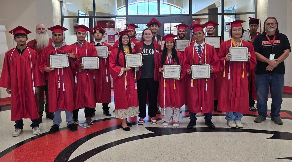 13 seniors receive their UACCM certificates of proficiency