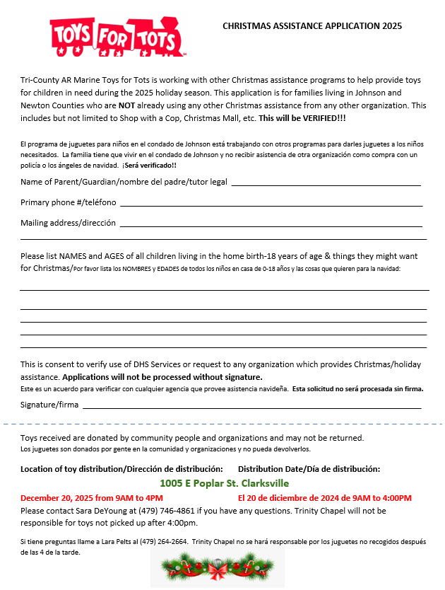 toys for tots application