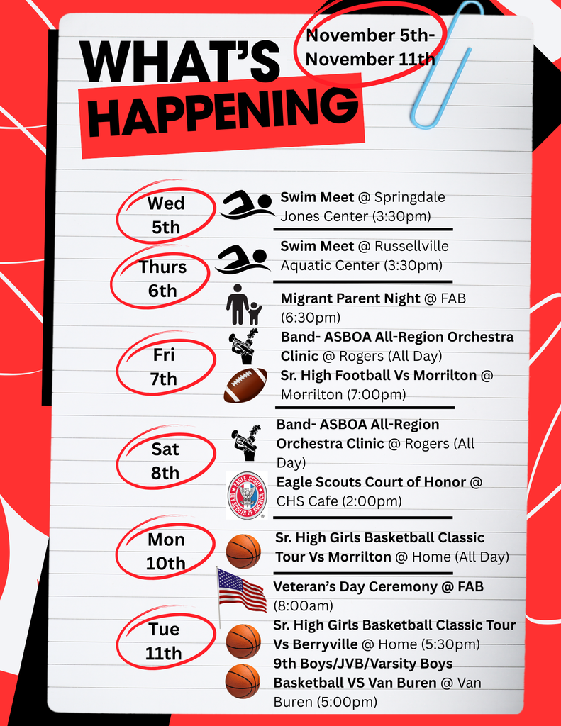 What's Happening Wed