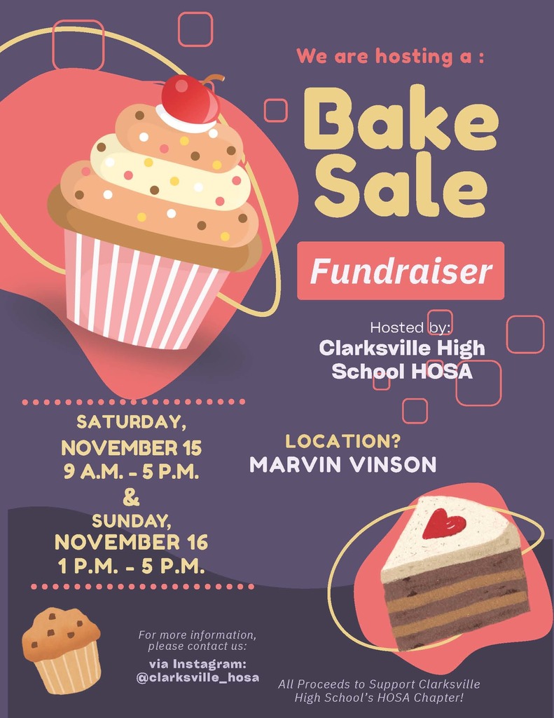 CHS HOSA BAKE SALE