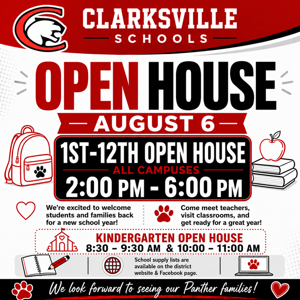 Open House August 6th!