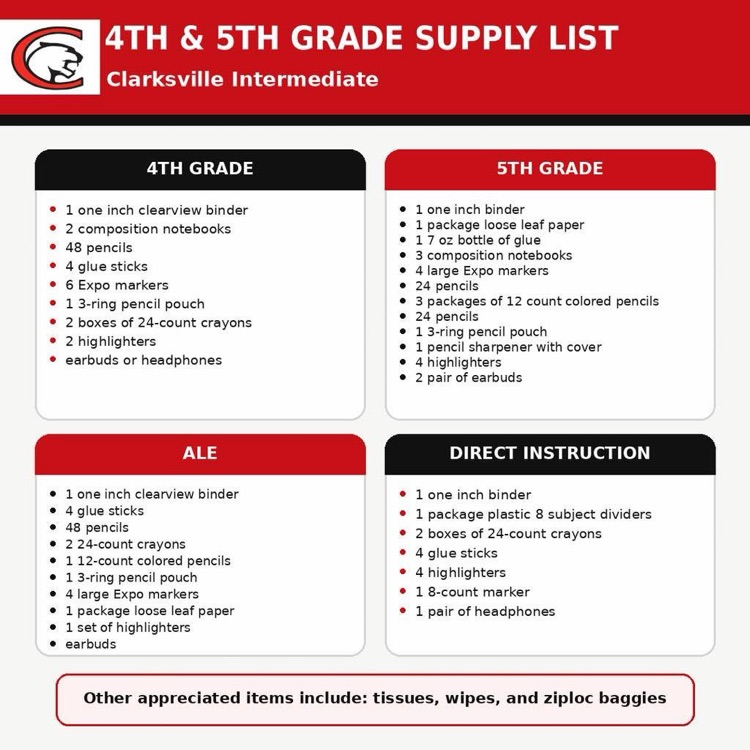 supplies