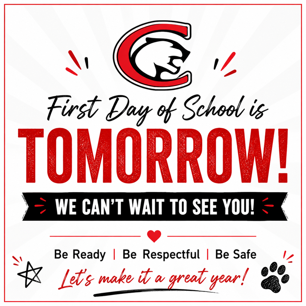 First Day of School August 12