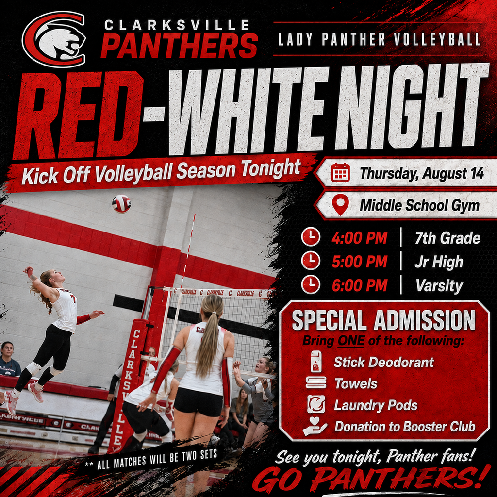 Red & White Volleyball Game information