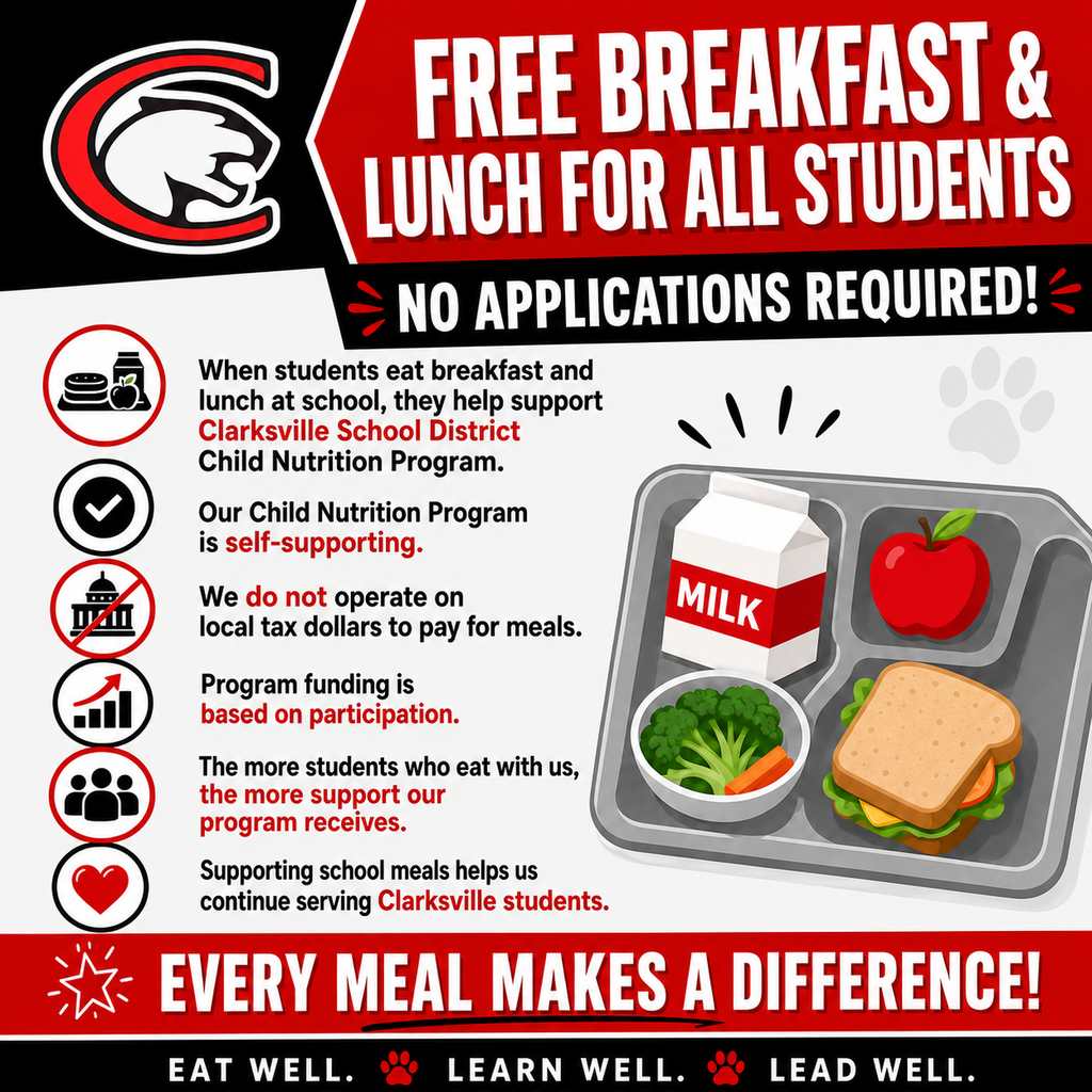 Free breakfast & lunch for all CSD students!
