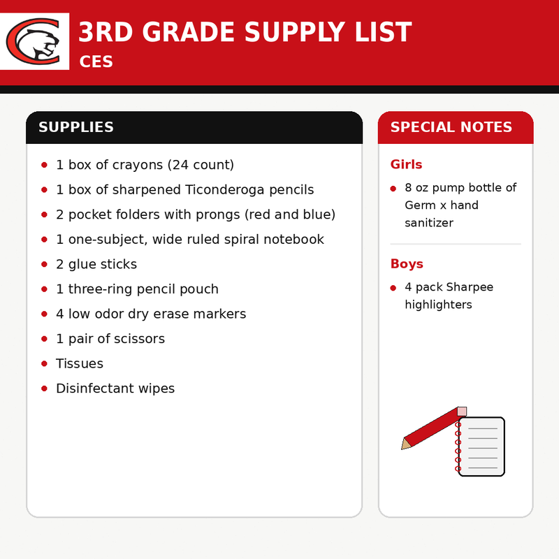 Supply List 2026-27