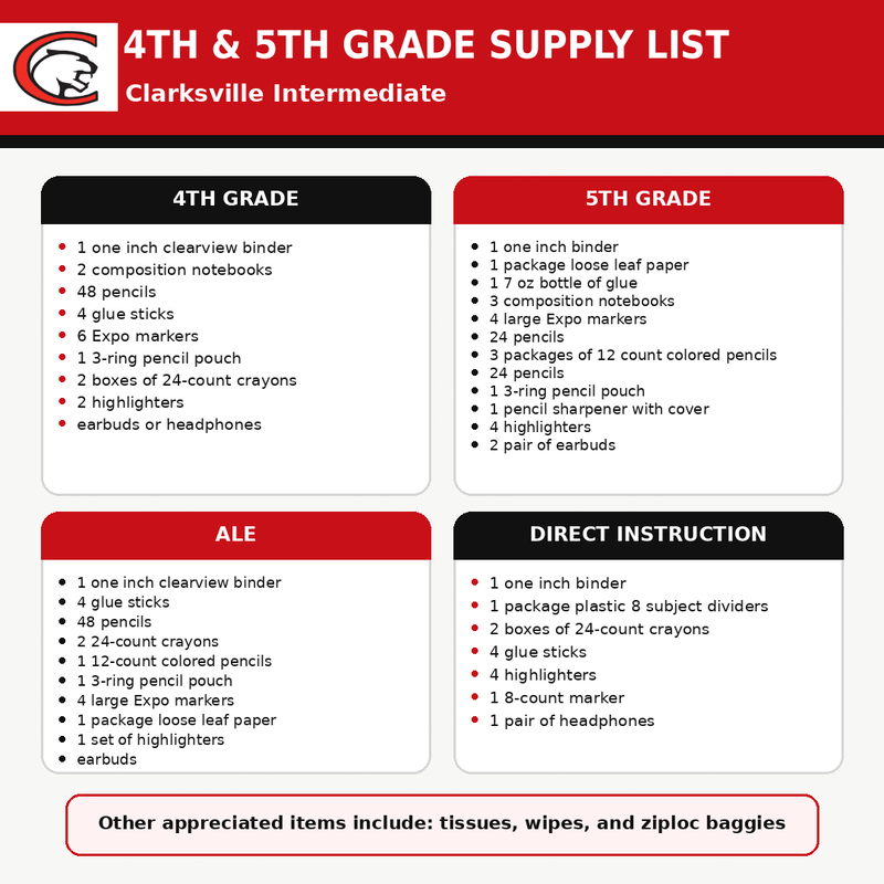 Supply List 2026-27
