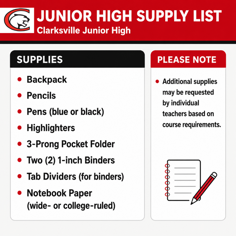 Supply List 2026-27