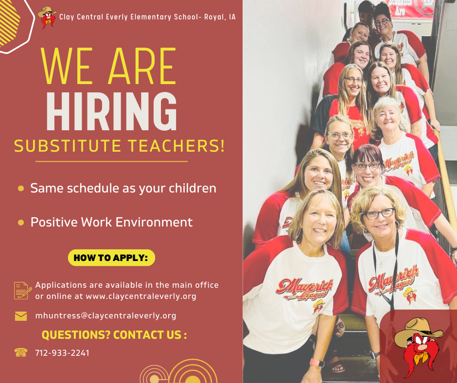 Substitute Teachers Needed 