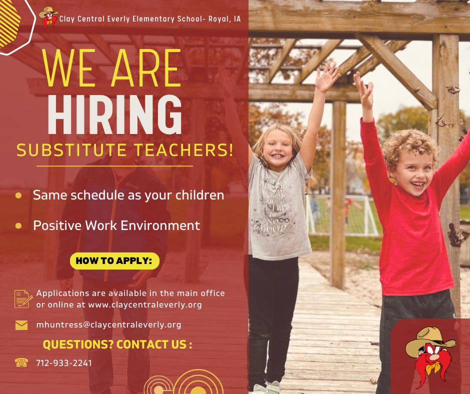 Substitute Teachers Needed 