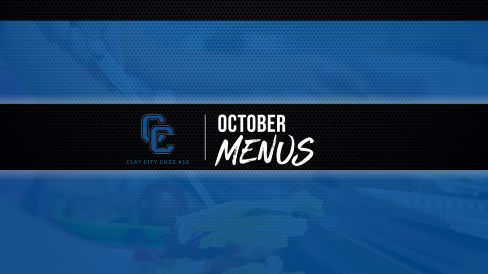 OCTOBER MENUS