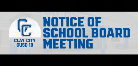 Notice of School Board Meeting