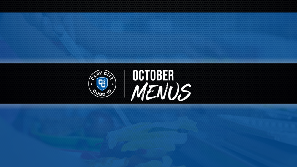 October 2026 Menus