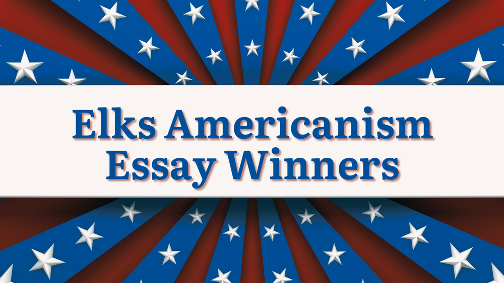 Elks Americanism Essay Winners