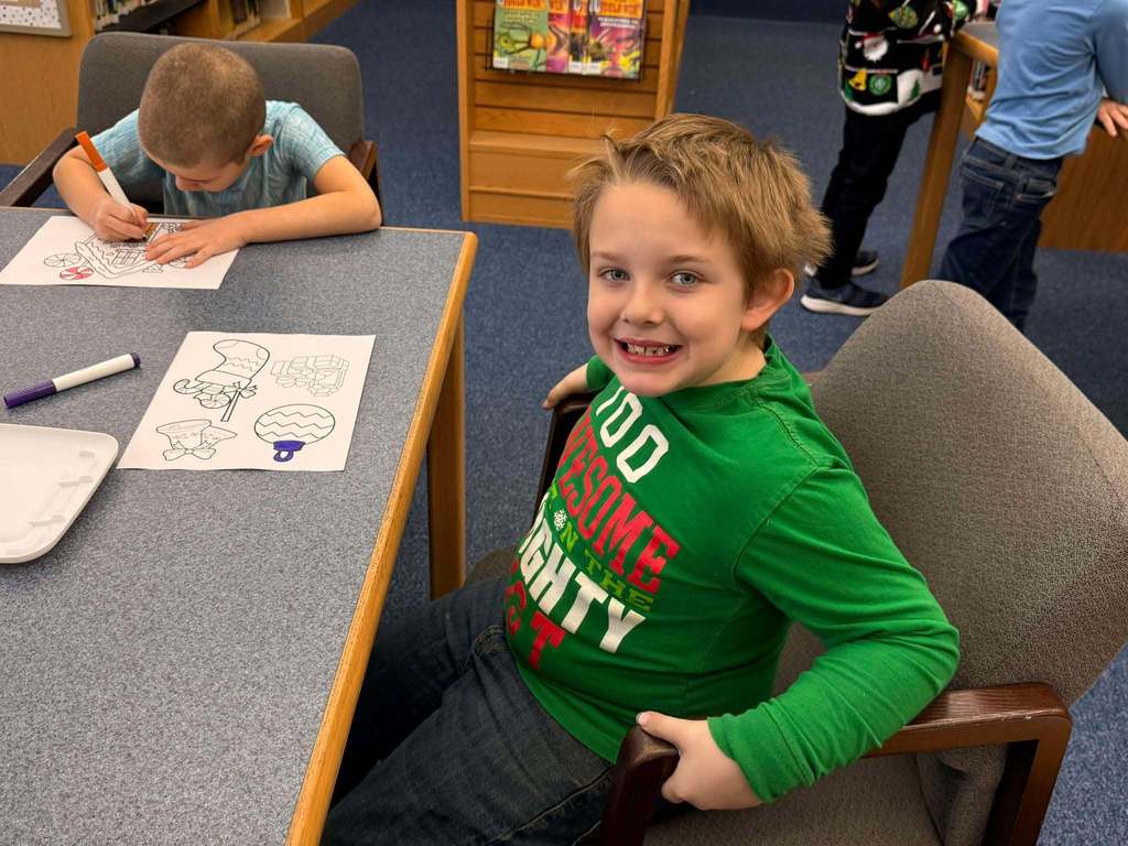 Here are some scenes from the 1st through 3rd grades AR reward party! Mrs. Goodrum and helper Kamryn Ledbetter hosted the students as they enjoyed a sundae bar, played games, listened to Christmas music, and colored pictures. Congratulations to these students on reaching their AR goal for the semester!