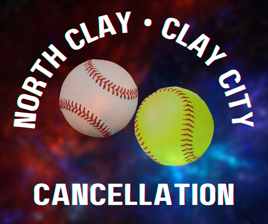 Today's HS Softball game vs. CH/BC has been rescheduled for tomorrow (Tuesday 4/1) 4:30pm. Today's HS Baseball game vs. Okaw Valley has been cancelled with no makeup date available at this time. Their next game is Tuesday 4/1 vs. Dieterich 4:30pm. Today's JH track meet at Teutopolis is still on as scheduled.