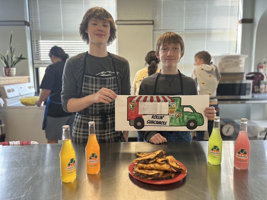 Intro to FCS students cooked up some creativity last week as they designed their very own food trucks! From clever names and mouthwatering menus to eye-catching truck designs, these future entrepreneurs brought bold flavors and big ideas to life! #FoodTruckChallenge