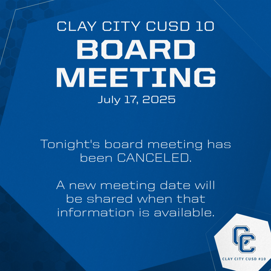 Tonight's school board meeting has been CANCELED. A new meeting date will be shared when that information is available.
