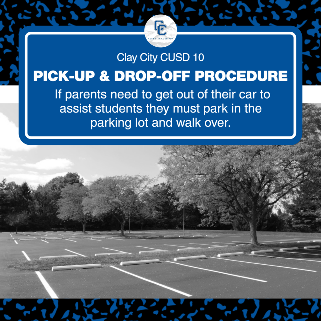 Pick up and drop off procedure