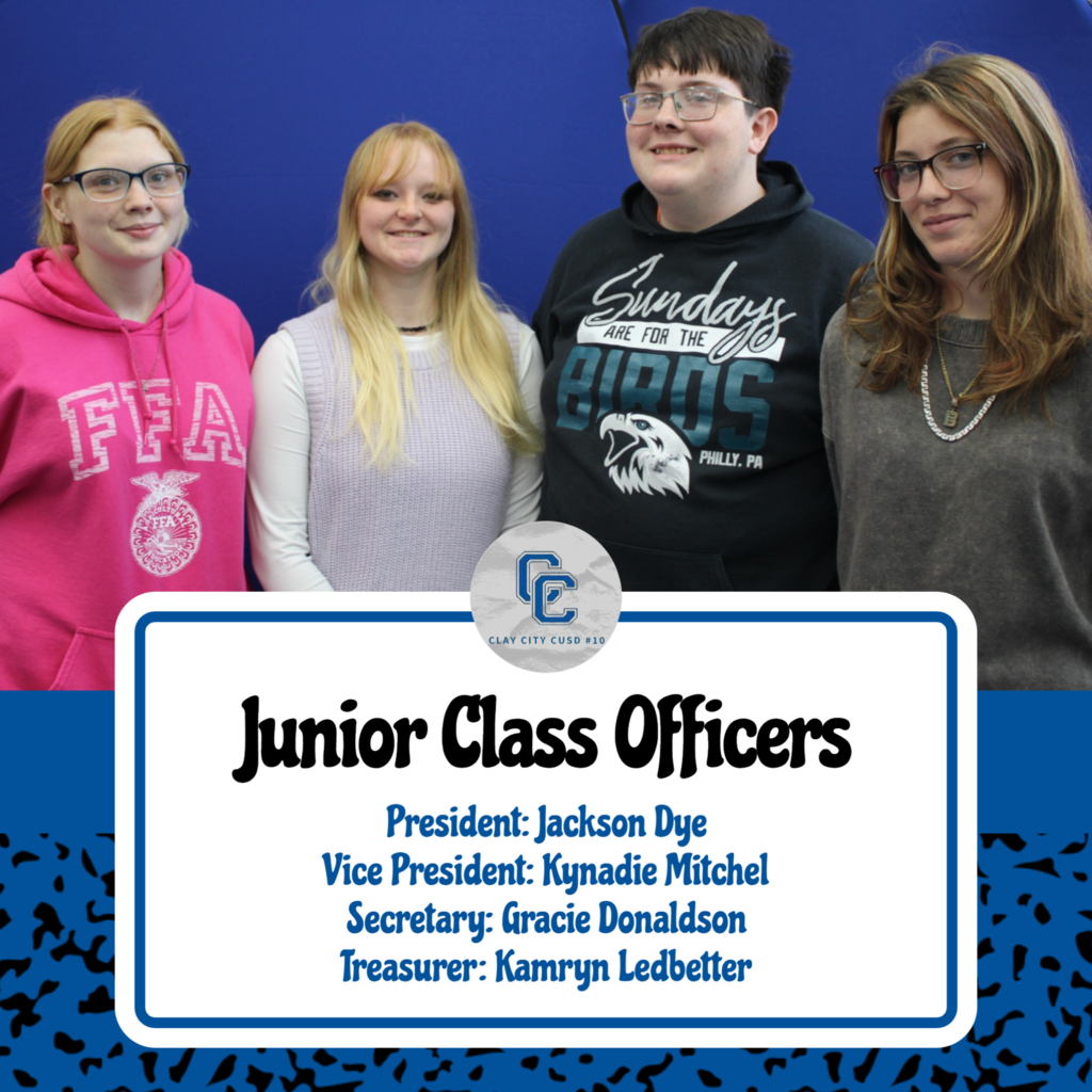 Clay City High School has elected its class officers.