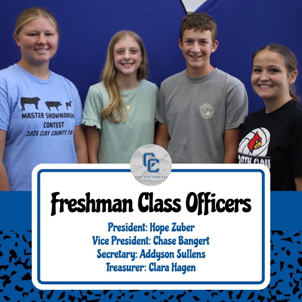 Clay City High School has elected its class officers.