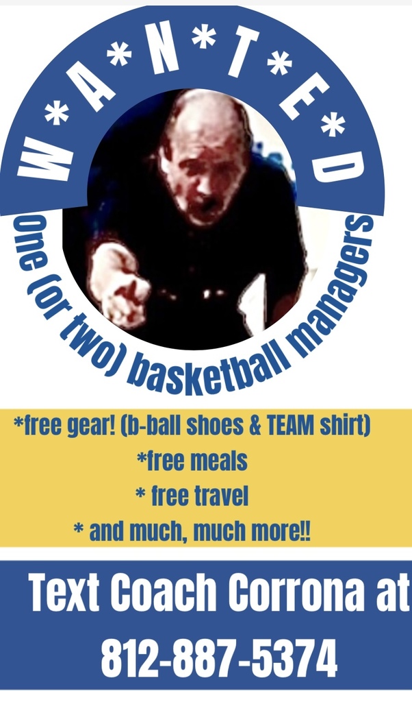 Do you enjoy basketball and want to support your classmates? Text Coach Corrona to inquire about being a team manager!