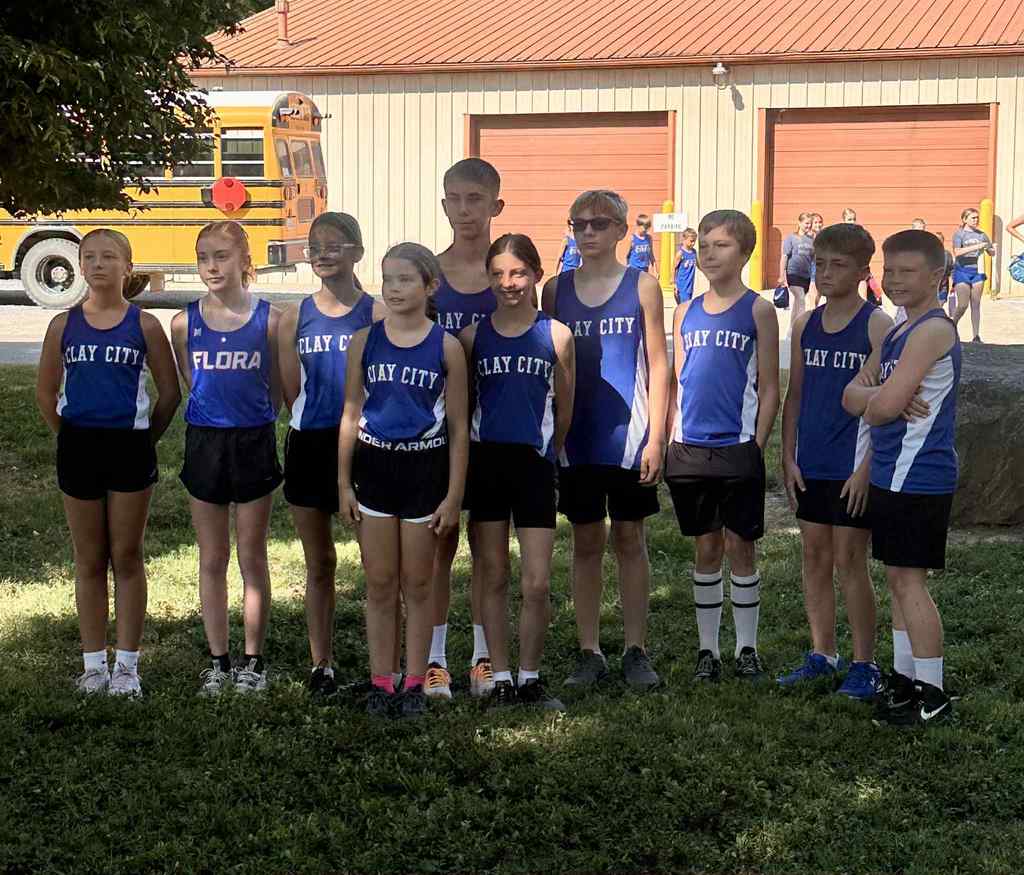 Clay City cross country teams had a great day yesterday! In addition to our high school co-op team placing second at Lawrenceville, our junior high boys placed second as a team at Newton last night as well. Way to go runners!