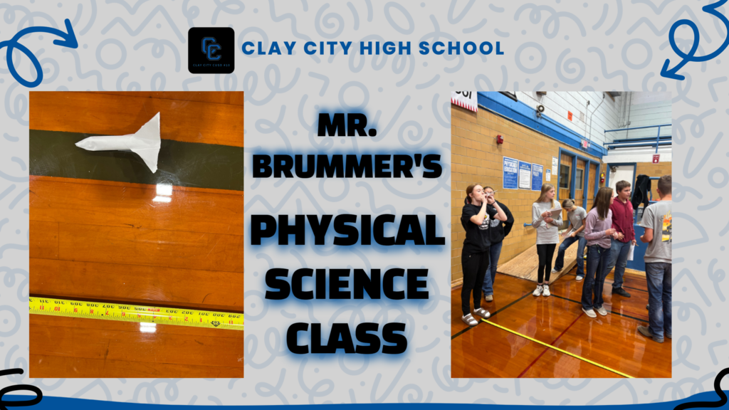This week in Mr. Brummer’s Physical Science class, students put their engineering skills to the test and used the scientific method to build better paper rockets. Each group made an original rocket, launched it several times, and recorded the distance it travelled. Then they made a second rocket with a modification they thought would make it fly farther and tested it out over several flights. Some of the students' new rockets flew over 300 inches!