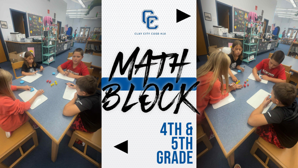 Fourth and fifth graders play a fun dice game with Mrs. Neubaum during Math Block on Monday!