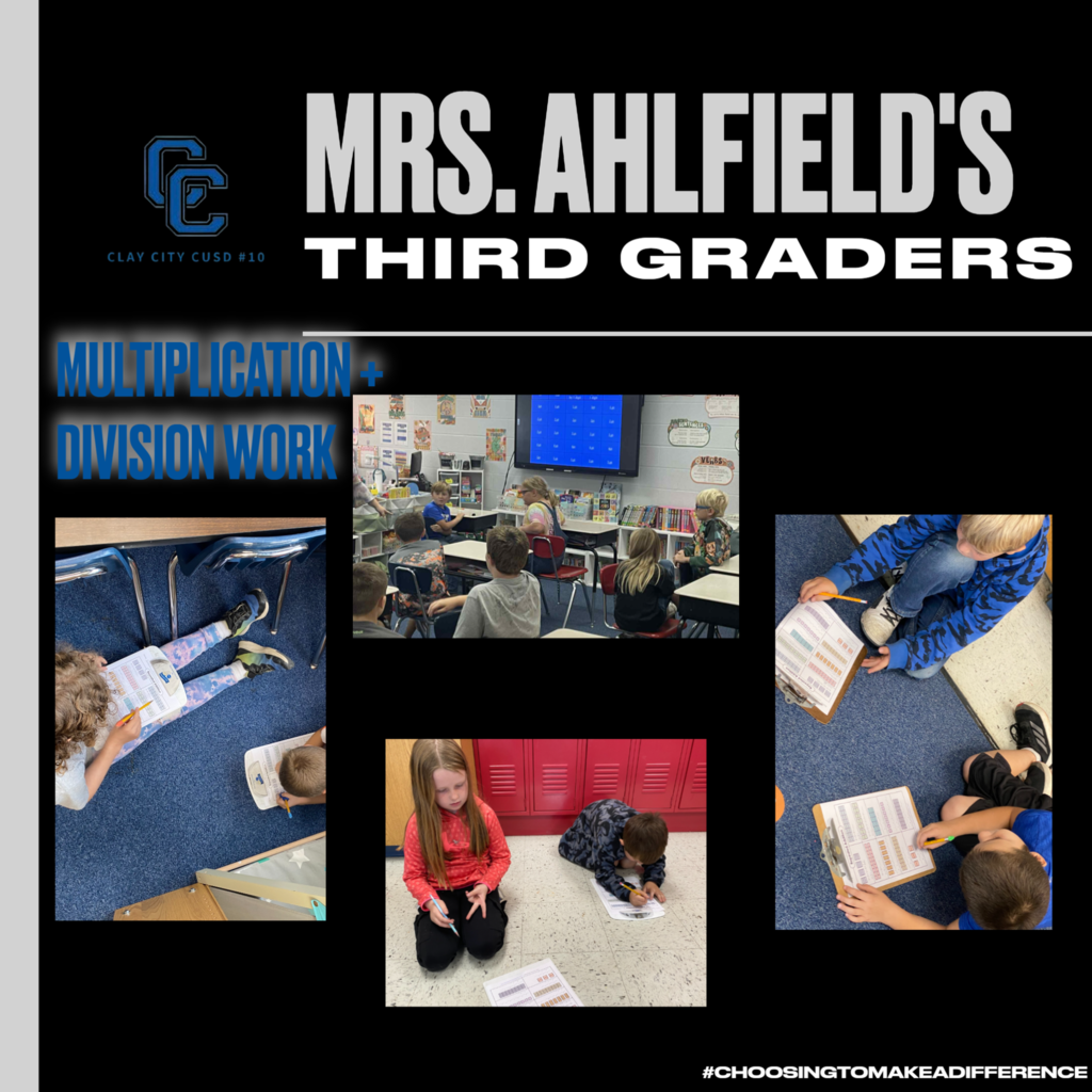 Mrs. Ahlfield's third graders
