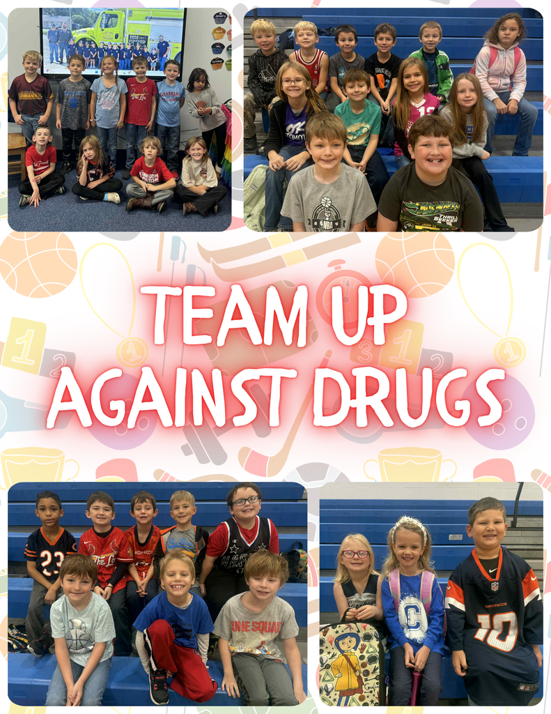 Yesterday we teamed up against drugs and today we are following our dreams, not drugs!
