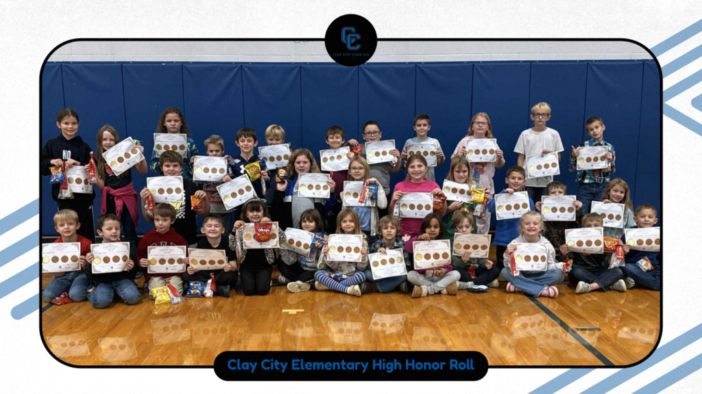 Congratulations to our Clay City Elementary students who made the honor rolls or had perfect attendance during the 1st quarter! Great work!