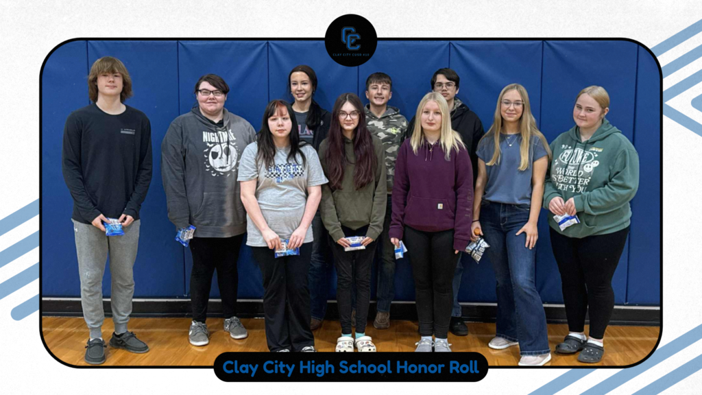 Congratulations to our Clay City High School students who made the honor rolls or had perfect attendance during the 1st quarter! Way to go!