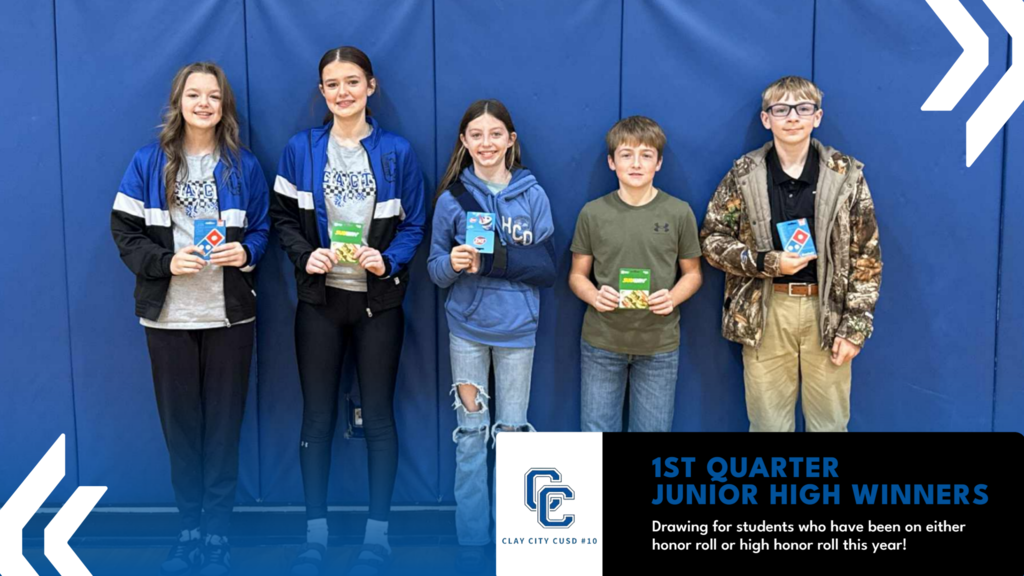 Our guidance counselor Miss Hall gave away gift cards to random students who made either honor roll if their name was drawn out of a bucket. Congratulations to these students and enjoy those treats!