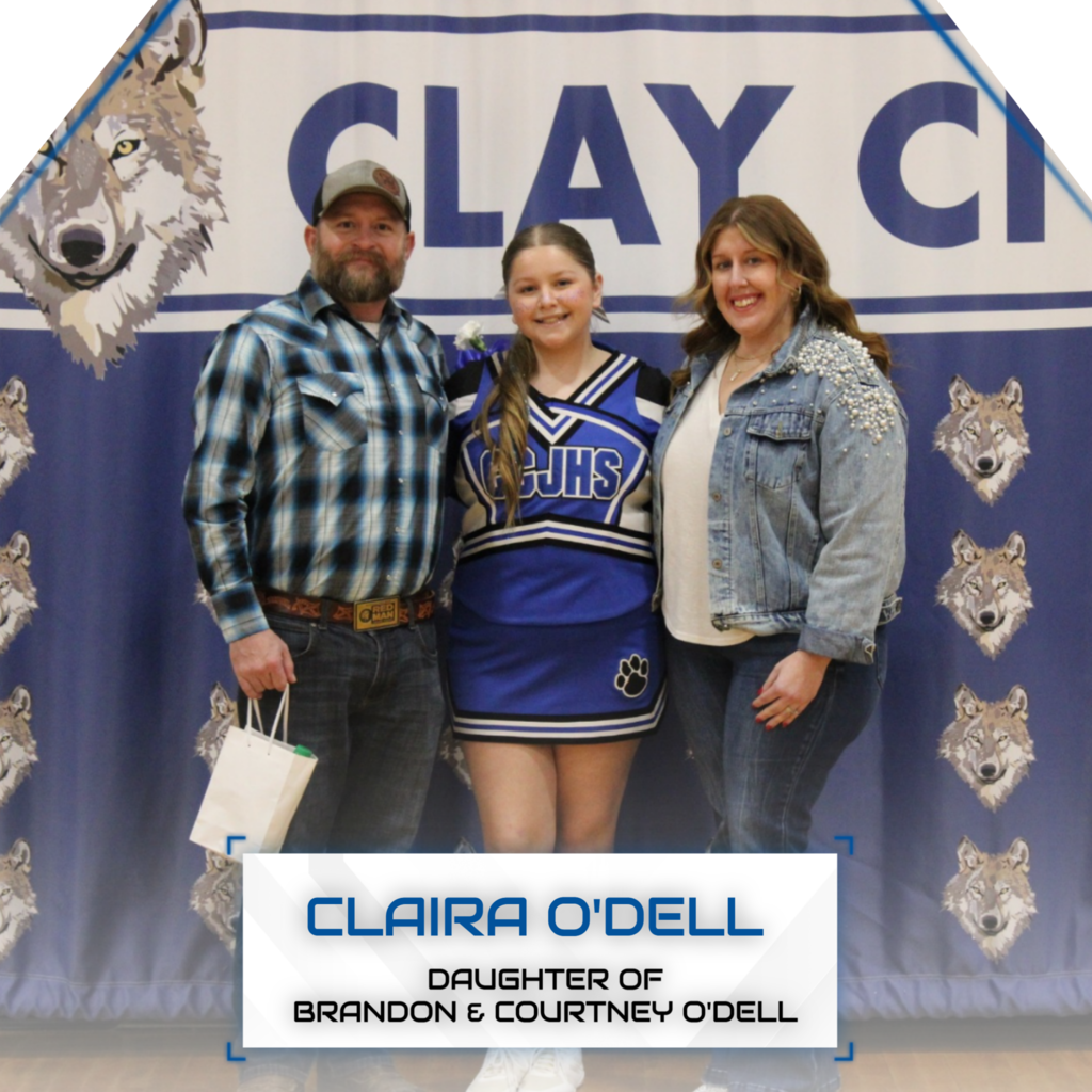 Clay City Schools held its 8th Grade and Senior Recognition Night on Thursday, January 15. Students participating in basketball, cheer, poms, and band were acknowledged for all their hard work and dedication. Clay City Schools wishes these students the best in their future endeavors!