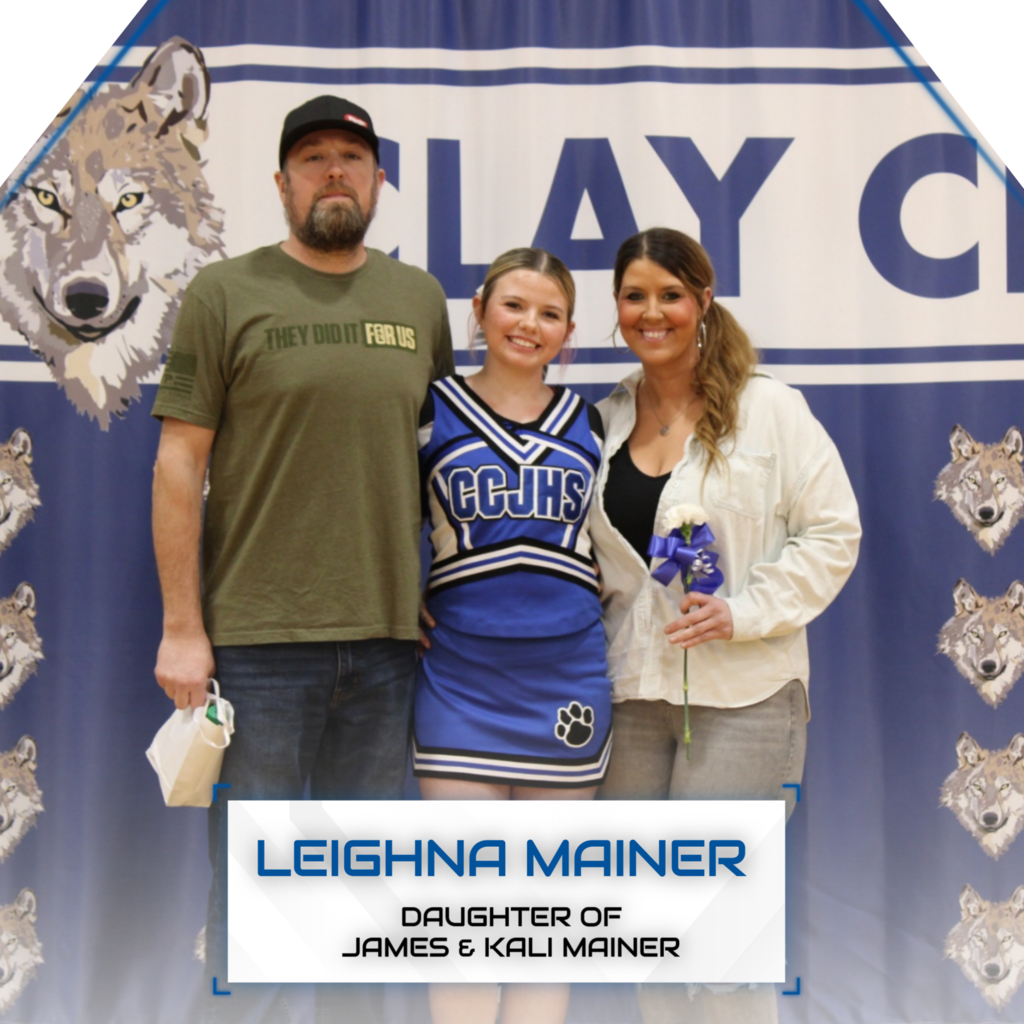 Clay City Schools held its 8th Grade and Senior Recognition Night on Thursday, January 15. Students participating in basketball, cheer, poms, and band were acknowledged for all their hard work and dedication. Clay City Schools wishes these students the best in their future endeavors!