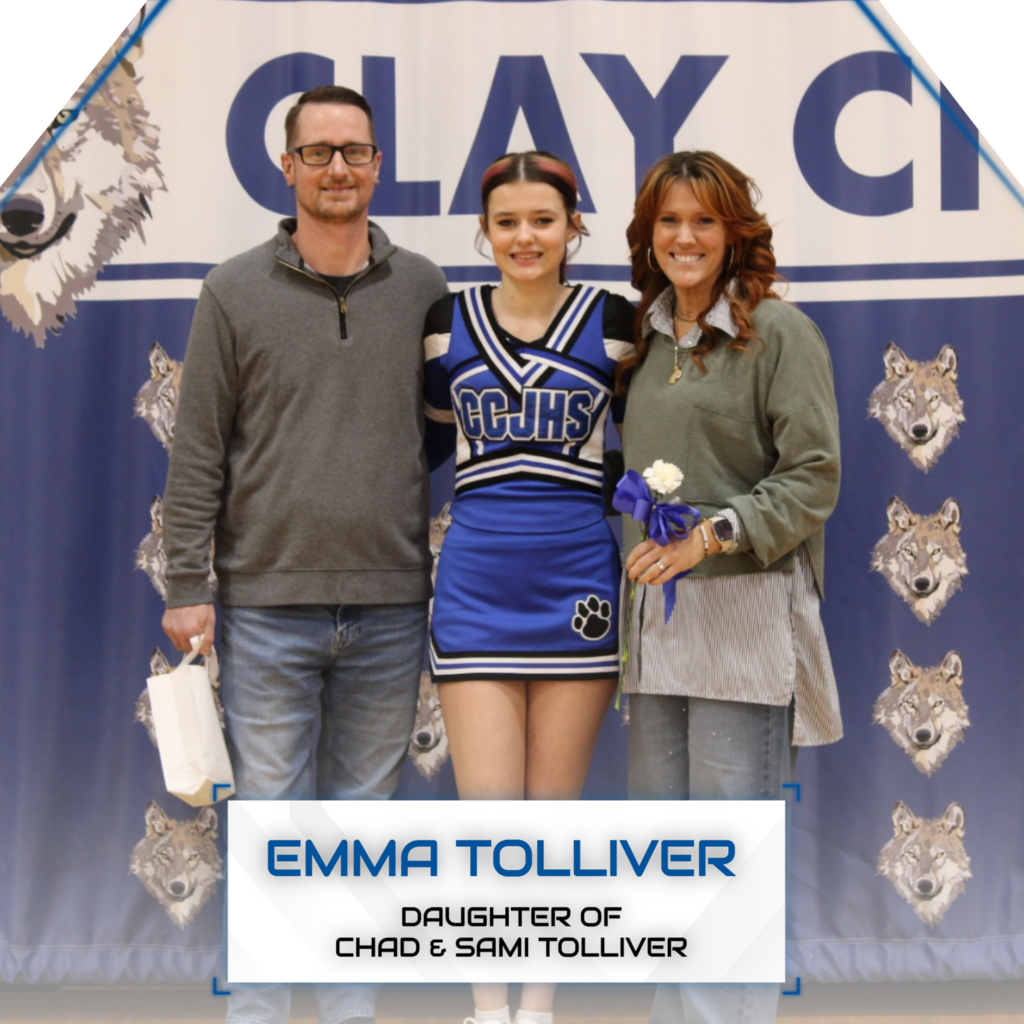 Clay City Schools held its 8th Grade and Senior Recognition Night on Thursday, January 15. Students participating in basketball, cheer, poms, and band were acknowledged for all their hard work and dedication. Clay City Schools wishes these students the best in their future endeavors!