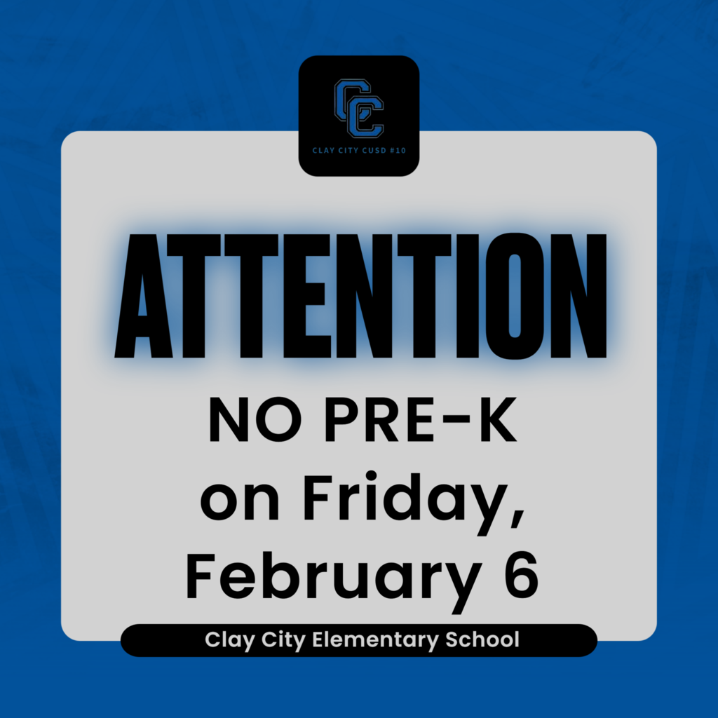 REMINDER: There will be NO pre-k on tomorrow — Friday, February 6.