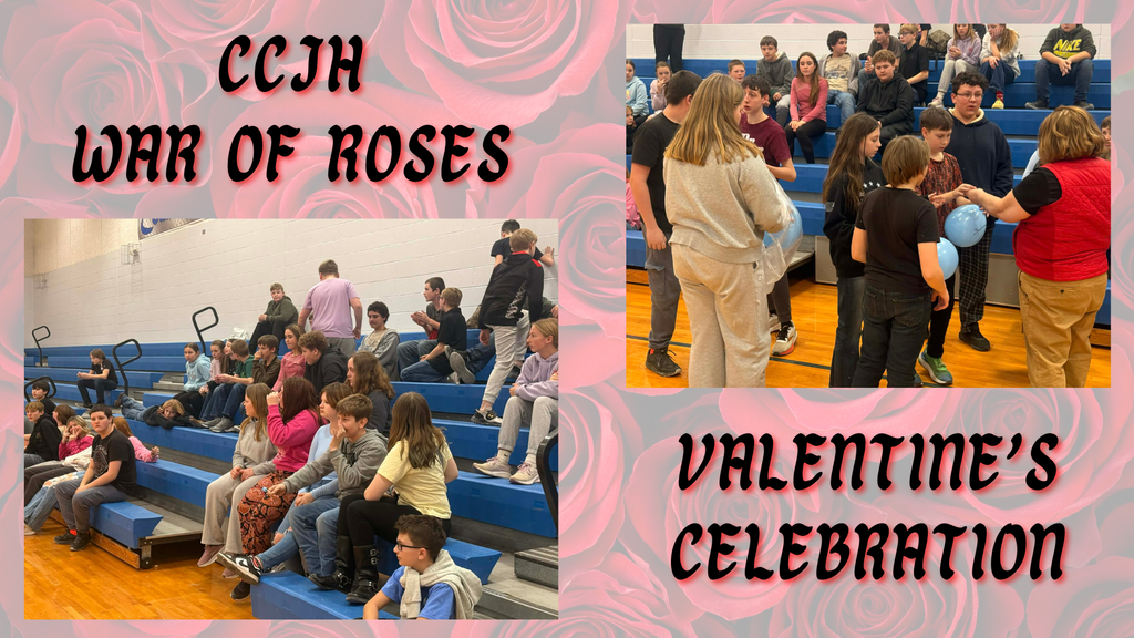 Clay City Junior High students had an interesting Valentine’s Day celebration on Friday. The junior high teachers, led by Ms. Phegley, put on a War of the Roses (knights and castle games) themed Valentine’s party.