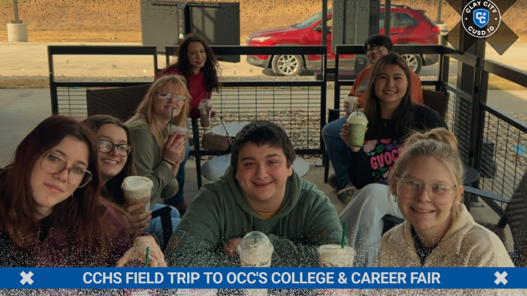 Guidance counselor Miss Hall accompanied 20 juniors and seniors to the OCC College and Career Fair held on Wednesday, February 18. Students were able to visit different booths, "connect with 50+ employers and universities, explore career opportunities and transfer options and make real connections — all in one place", (OCC). Afterwards, students stopped at Starbucks to grab a treat on their way back to CCHS.