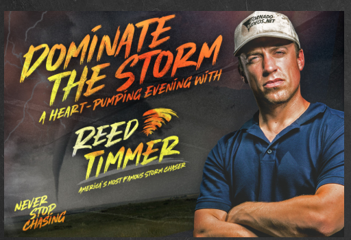 On February 26th, Mr. Brummer's junior and senior science classes took a trip to Effingham to see Dr. Reed Timmer, America's most famous storm chaser, at the Effingham Performance Center. Students were able to hear Dr. Timmer tell stories about his experiences chasing tornadoes and hurricanes, followed by a Q & A where students could ask him questions. After the show they were treated to lunch at Niemerg's Steakhouse and made a stop for ice cream at Old Mac's in Dieterich. Tickets to the show and lunch were paid for by a generous donor who happens to be an alumnus of Clay City High School class of 1963.