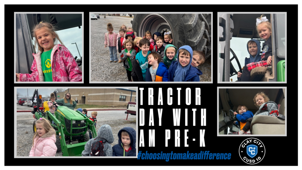 Mrs. Worrell's pre-k classes made sure to visit the tractors and petting zoo this week during the FFA celebrations!