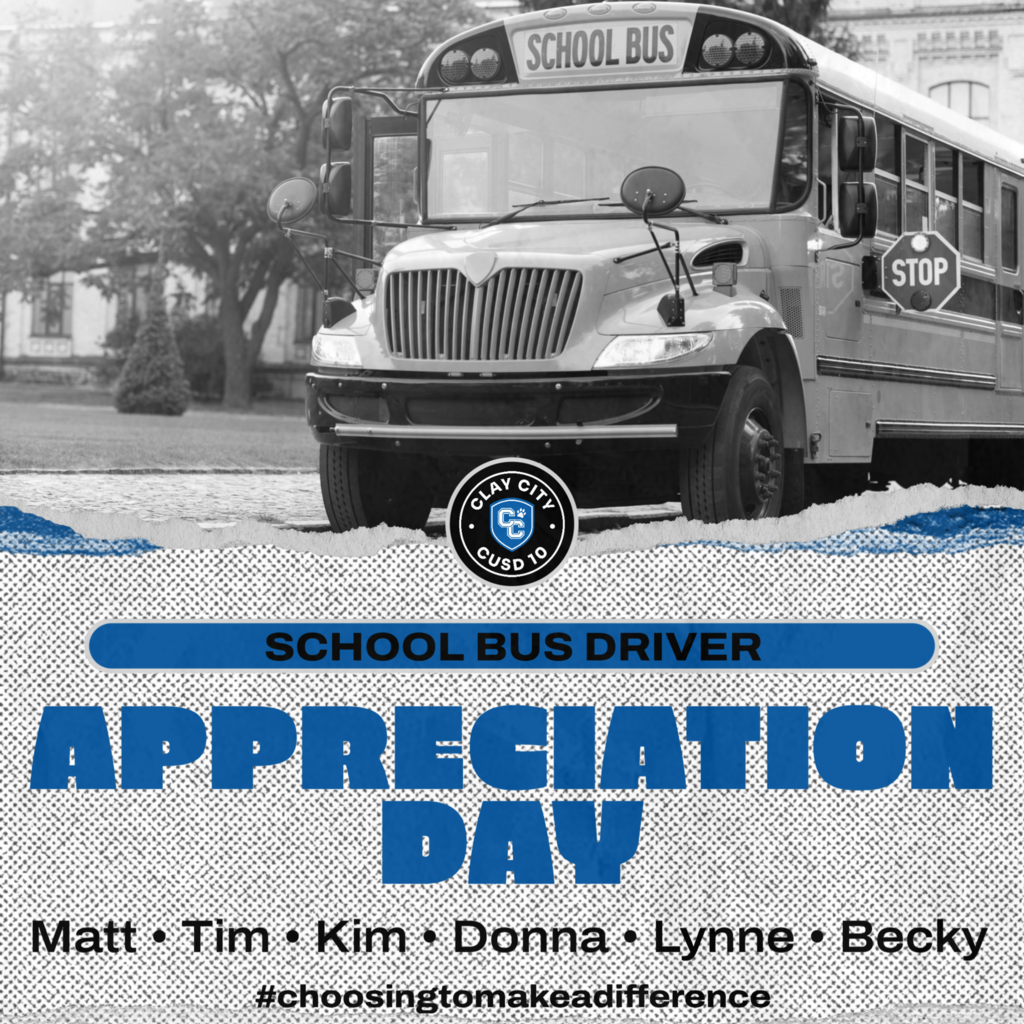 Thank you to our transportation team for all you do! The school day wouldn't happen if it weren't for your dedication to our students.