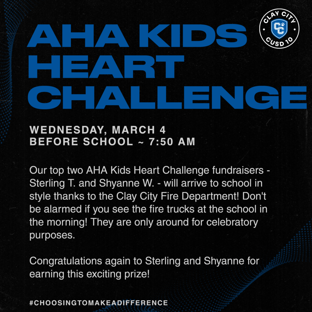 Congratulations again to Sterling and Shyanne for earning this exciting prize!