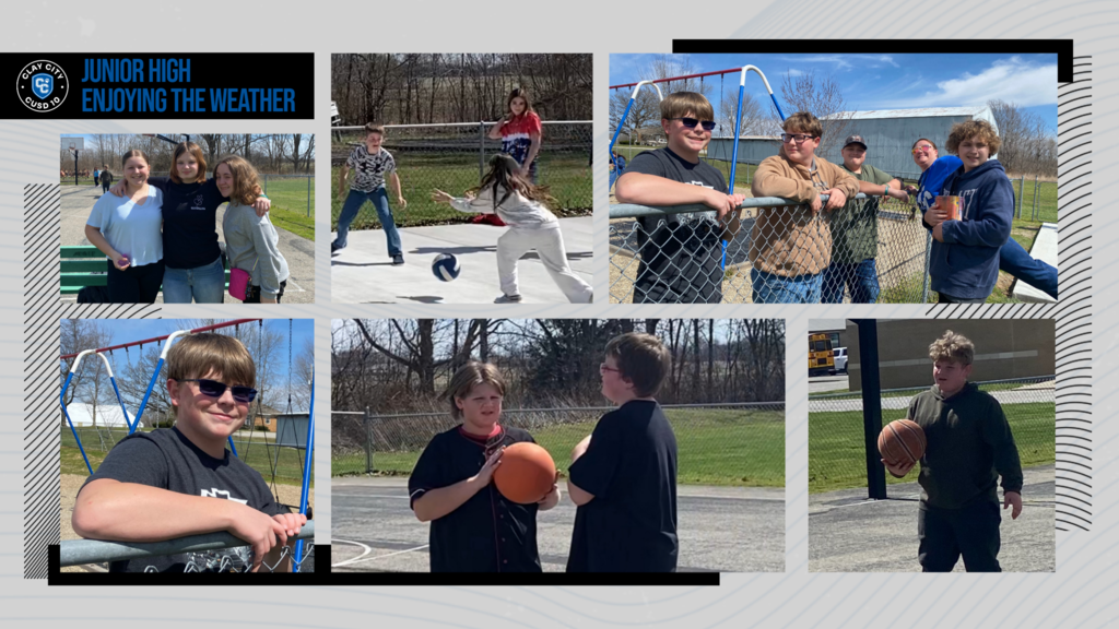 CCJH has been taking advantage of the warmer weather and have been enjoying some time outside!