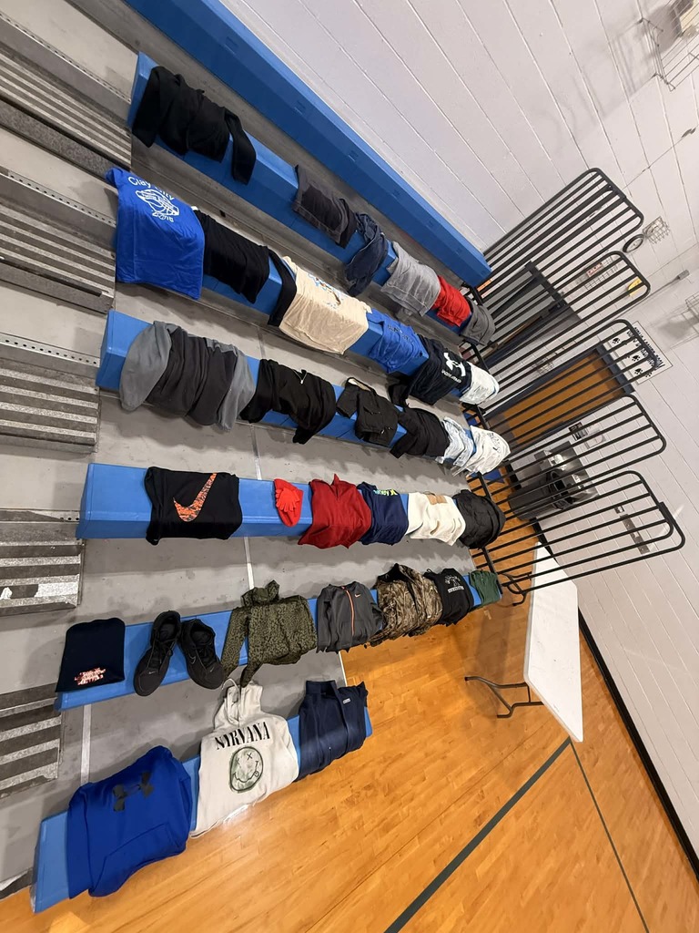 Our lost and found is getting full again. If you notice anything that may belong to you or your student, please be sure to grab it so we can clear our table some. Thank you!