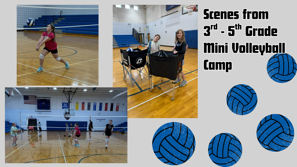 Coach Hance and Coach Goldman from CCJH Volleyball hosted a mini volleyball camp this week for third through fifth graders. The coaches had a great time with the students teaching them new  skills. Parents were invited to see a showcase of those newly learned skills on Thursday evening. Great job girls!