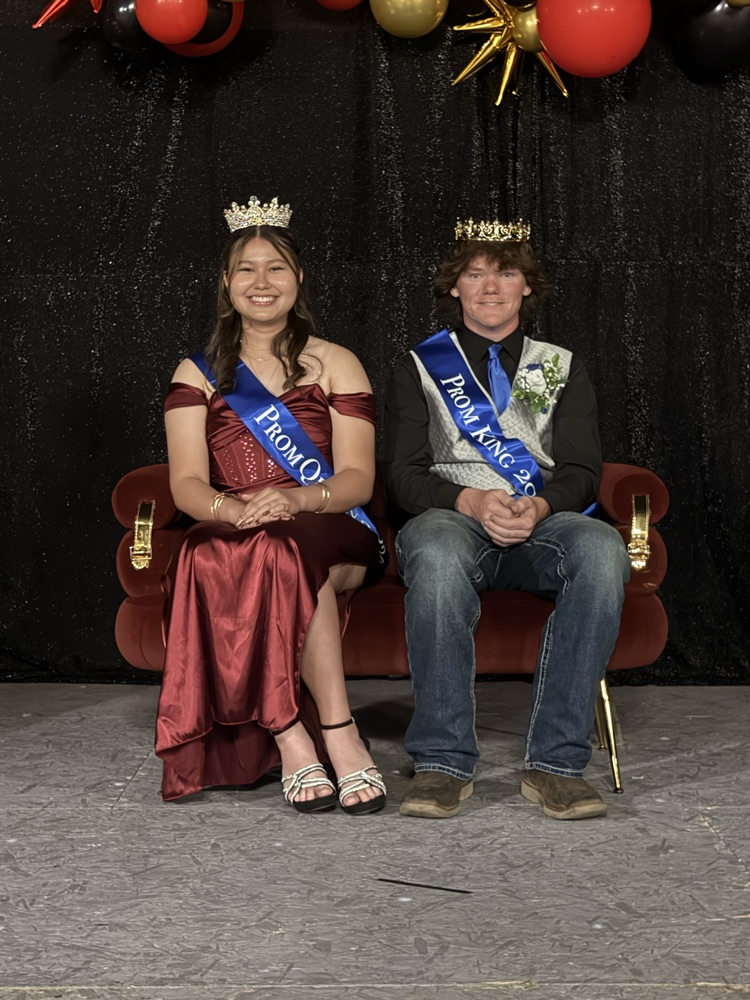 Congratulations to CCHS's 2026 Prom Queen and King - Focus Brandon and Jaxon Prochazka!