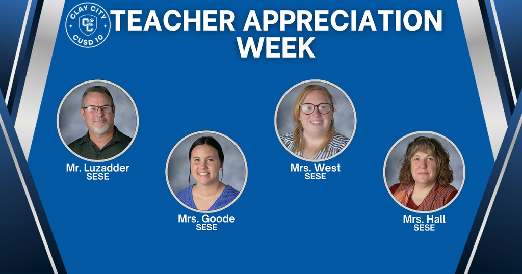 Mr. Luzadder - ED, Mrs. Goode - ED, Mrs. West - ED, and Mrs. Hall - Autism